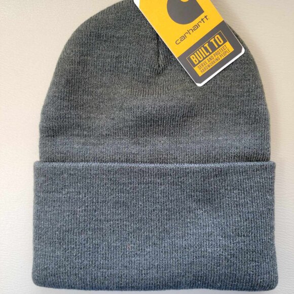 Carhartt Knit Cuffed Beanie - Coal Heather - Picture 2 of 2